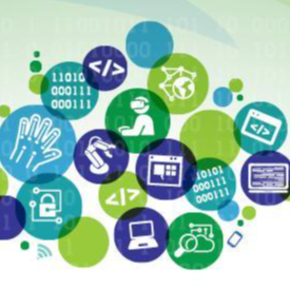 illustration of computer science symbols